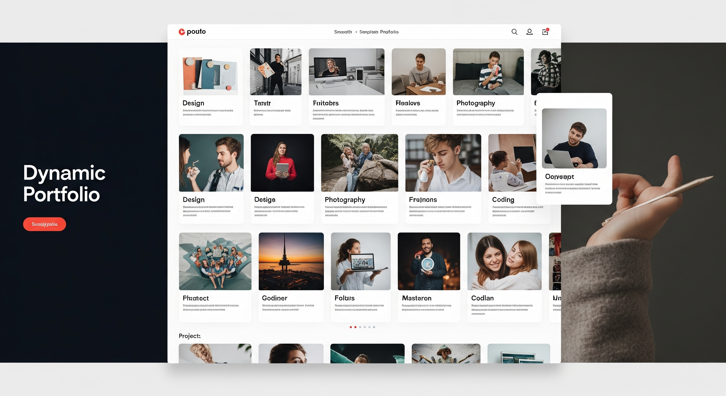 Dynamic Portfolio Website