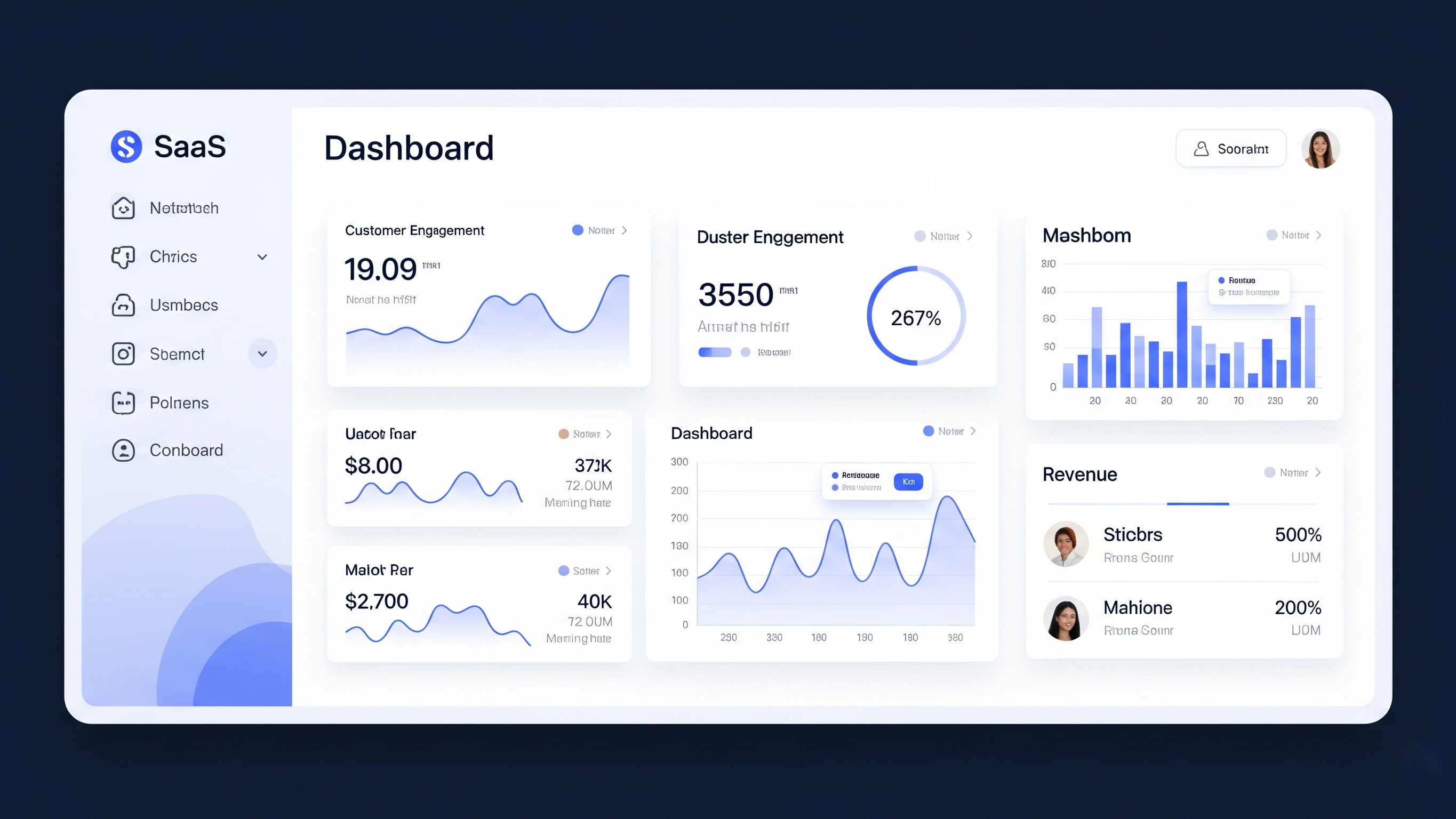 Modern SaaS Dashboard